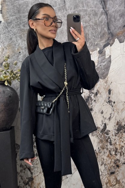 MARYNARKA Z PASKIEM SKIN...