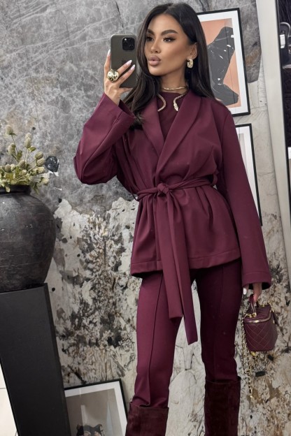 MARYNARKA Z PASKIEM SKIN...