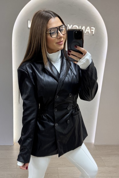 MARYNARKA EKO SKÓRA Z...