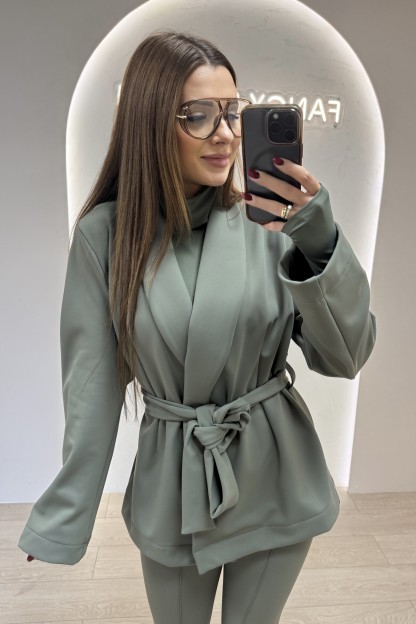 MARYNARKA Z PASKIEM SKIN...