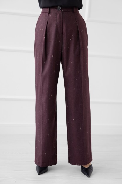 SPODNIE ELEGANCKIE ZE ZŁOTA...